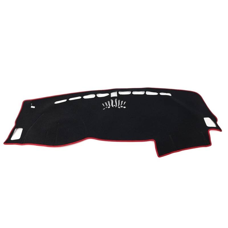 Interior Covers Mat Für Kia Für Sportage 2016 2017 2018 2019 2020 2021 2022 LHD Auto Innere Dashboard-Dash Matte Sonnenschutz Pad(with Red Trim) von Nwirmtm