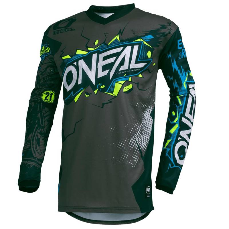 O'NEAL ELEMENT Jersey VILLAIN Gray XL von O'NEAL
