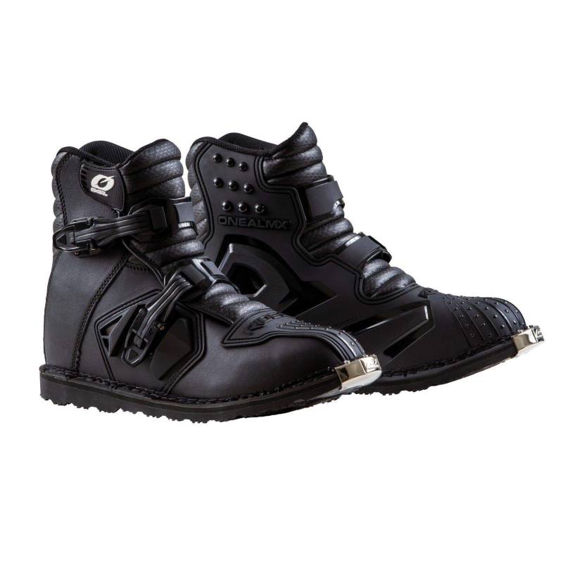 O'NEAL 0344-008 Unisex-Erwachsene Rider Shorty Stiefel BLK 8 (Schwarz, 40) von O'NEAL