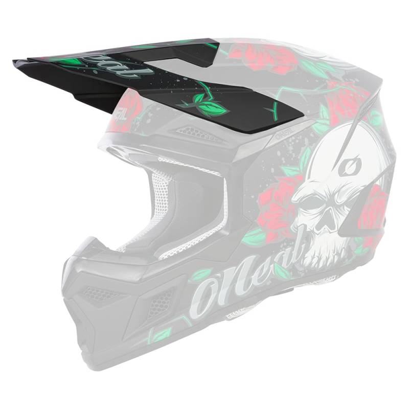 O'NEAL 3SRS Visier MELANCIA Kinderhelm schwarz/Multi von O'NEAL