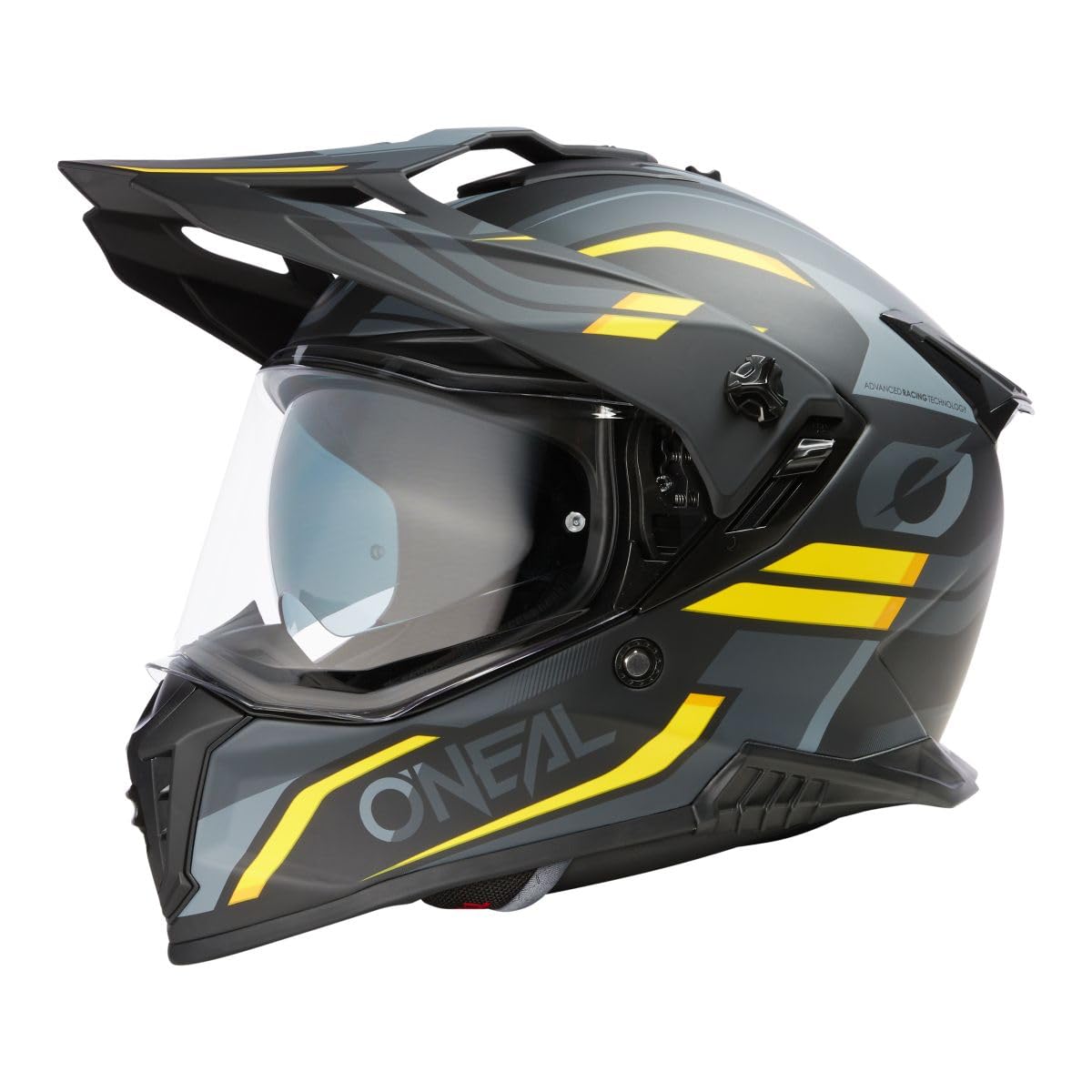 O'NEAL A-SRS Helm Spike Schwarz/Grau/Gelb XL (61/62 cm) von O'NEAL
