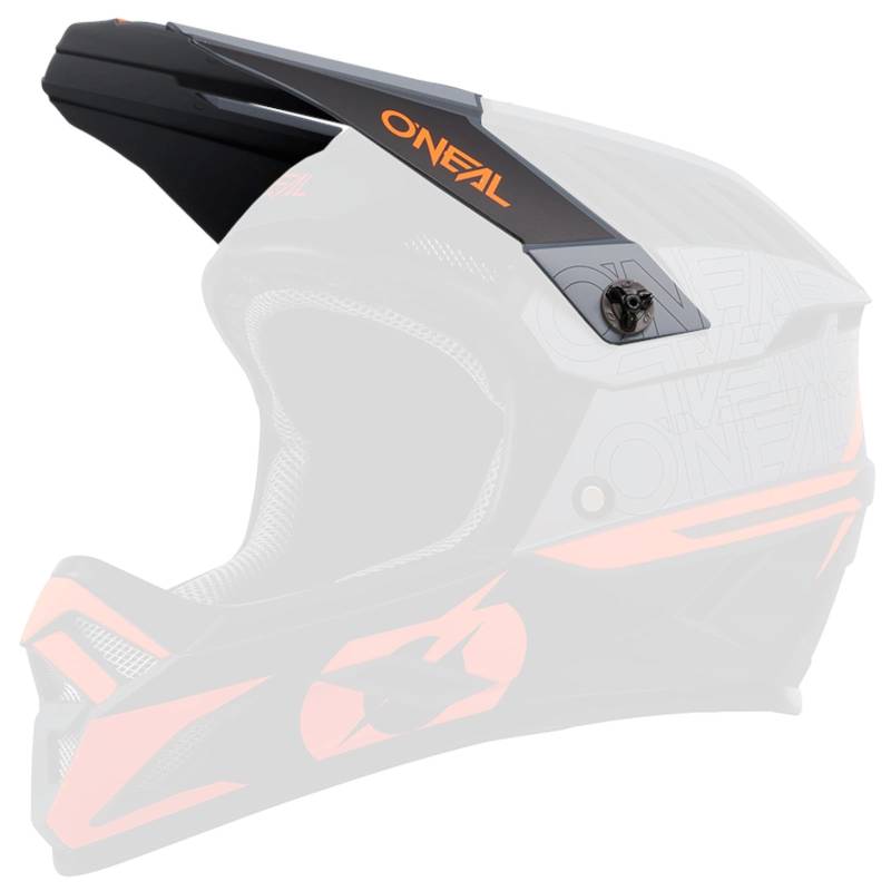 O'NEAL Backflip Eclipse Visor Helm Blende Schirm schwarz/grau/orange Oneal von O'NEAL