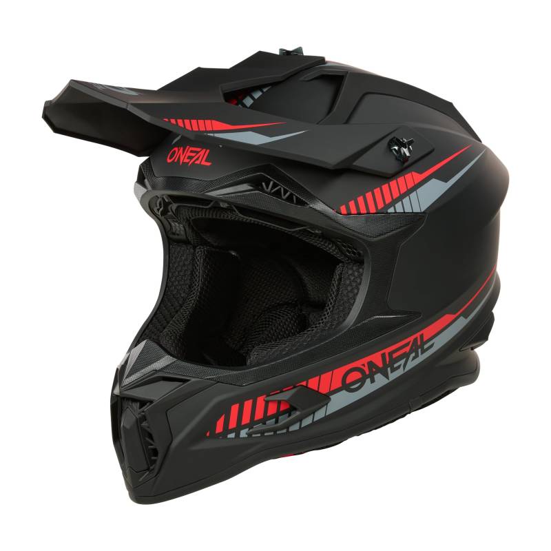 O'NEAL C-SRS Helm SOLID Schwarz/Rot/Größe XXL von O'NEAL