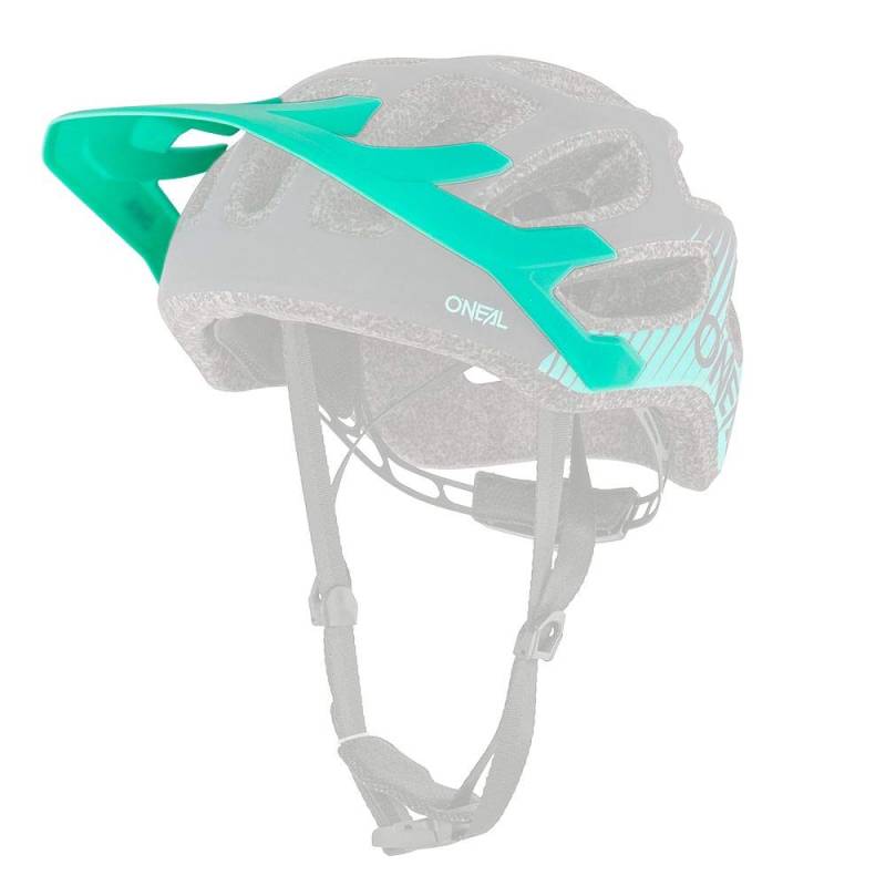 O'NEAL | Ersatzschirm Fahrradhelm | Mountainbike MTB Downhill Freeride | Für den Thunderball Helm Airy | Visor Thunderball Helmet Airy | Erwachsene | Schwarz Mint von O'NEAL