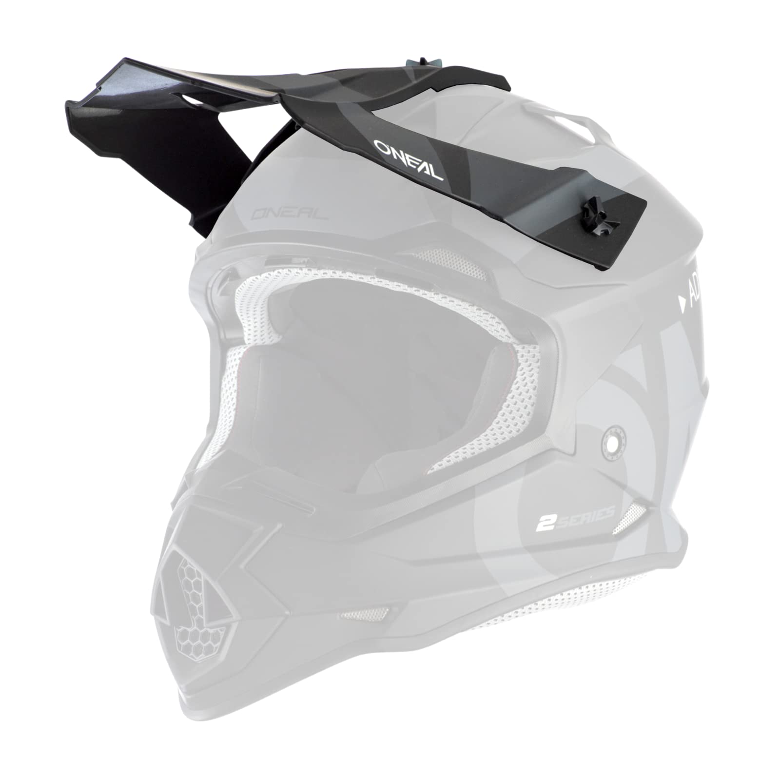 O'NEAL | Ersatzschirm Motocross-Helm | Motocross MX Enduro | Ersatzschirm für den 2SRS Helm Slick | Spare Visor 2SRS Helmet SLICK | Erwachsene | Schwarz Grau von O'NEAL