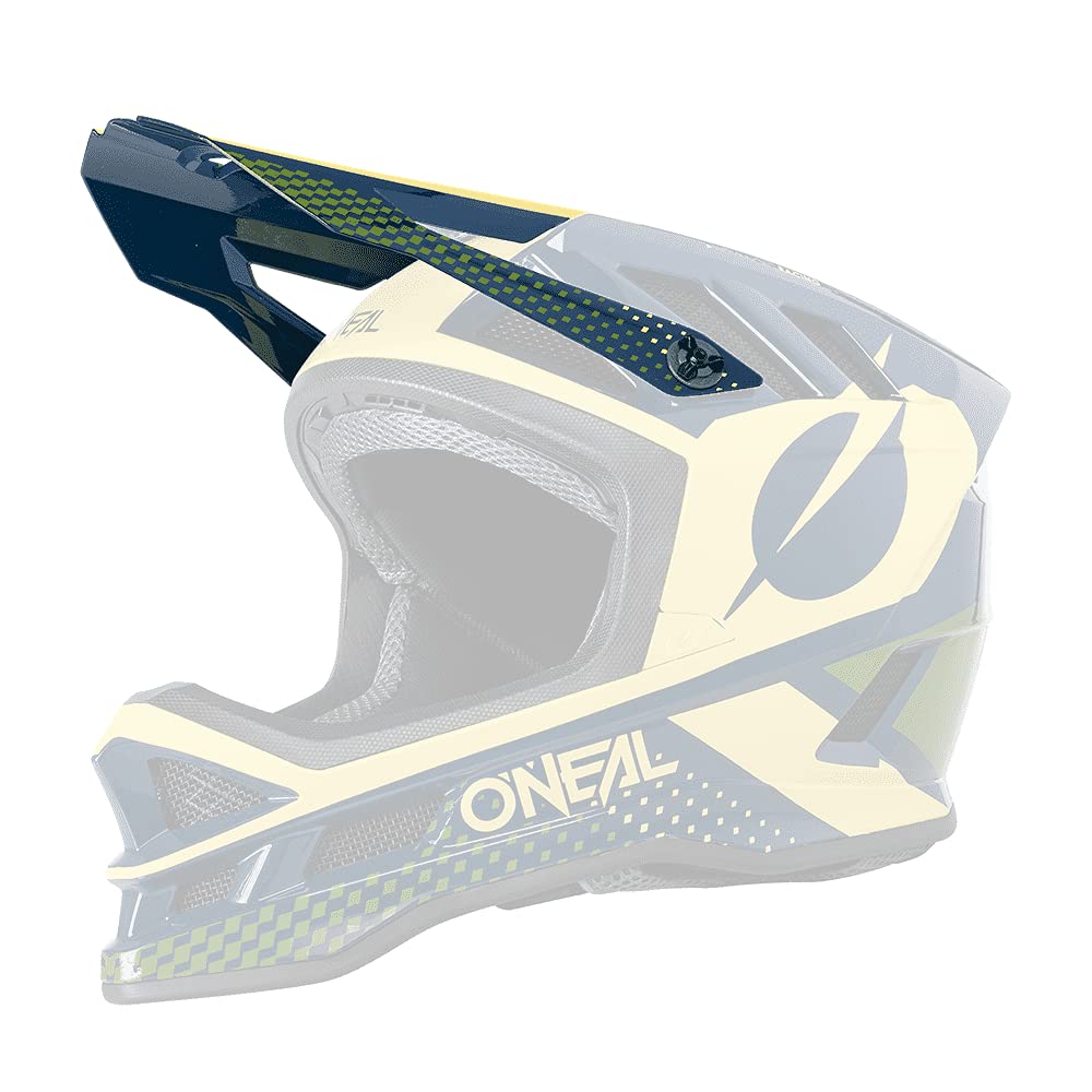 O'NEAL | Ersatzschirm Mountainbike-Helm | Motocross MX Enduro | Ersatzschirm für BLADE Polyacryl Helm ACE | BLADE Polyacrylite Helmet ACE | Erwachsene | Blau Beige Grün | One Size von O'NEAL