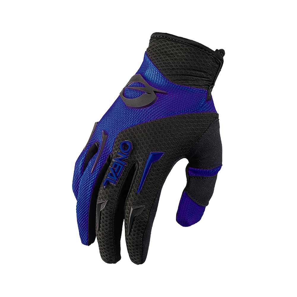 O'NEAL | Fahrrad- & Motocross Handschuh | Kinder | MX MTB DH FR Downhill Freeride | Langlebige, Flexible Materialien, belüftete Handinnenfäche | Element Youth Glove | Schwarz Blau | Größe XL von O'NEAL