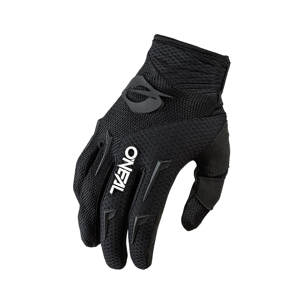 O'NEAL | Fahrrad- & Motocross-Handschuhe | MX MTB DH FR Downhill Freeride | Langlebige, Flexible Materialien, belüftete Handinnenfäche | Element Glove | Herren | Schwarz Weiß | Größe L von O'NEAL
