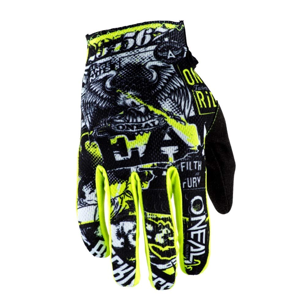 O'NEAL | Fahrrad- & Motocross-Handschuhe | MX MTB DH FR Downhill Freeride | Langlebige, Flexible Materialien, belüftete Handoberseite | Matrix Glove Attack | Unisex | Schwarz Neon Gelb | Größe L O'NEAL | Fahrrad- & Motocross-Handschuhe | MX MTB DH FR Downhill Freeride | Langlebige, Flexible Materialien, belüftete Handoberseite | Matrix Glove Attack | Unisex | Schwarz Neon Gelb | Größe L von O'NEAL
