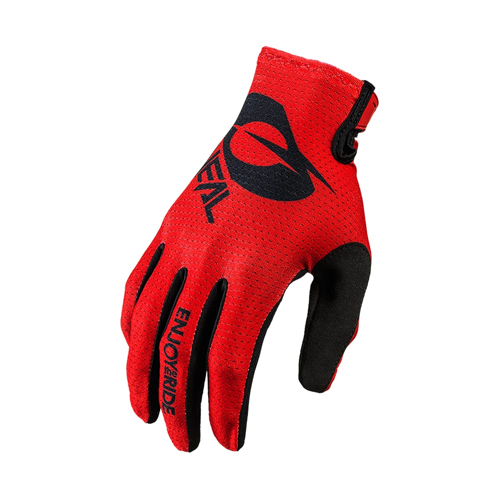 O'NEAL | Fahrrad- & Motocross-Handschuhe | MX MTB DH FR Downhill Freeride | Langlebige, Flexible Materialien, belüftete Handoberseite | Matrix Glove | Erwachsene | Schwarz Rot | Größe L von O'NEAL