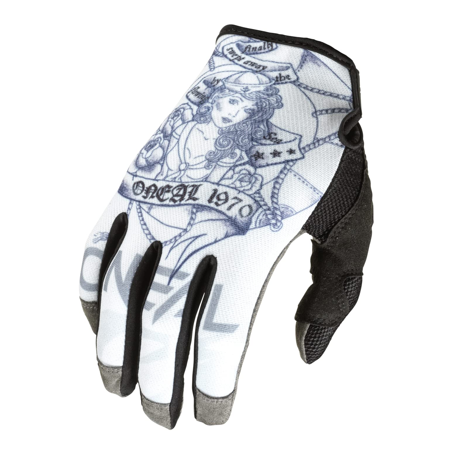 O'NEAL | Fahrrad- & Motocross-Handschuhe | MX MTB DH FR Downhill Freeride | Langlebige, Flexible Materialien, belüftete Nanofront-Handpartie | Mayhem Glove Sailor V.22 | Erwachsene | Weiß | Größe XL von O'NEAL