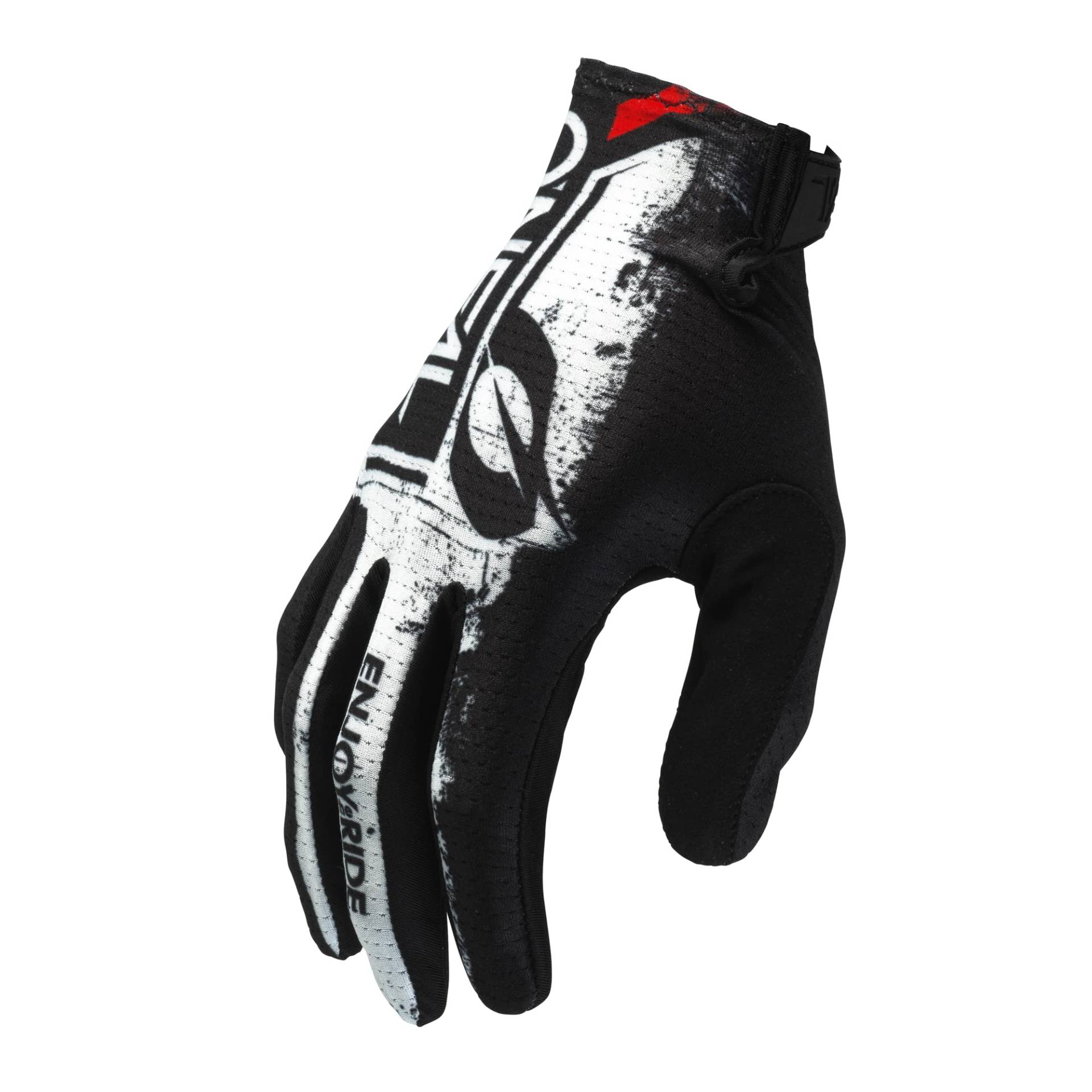 O'NEAL | Fahrrad- & Motocross-Handschuhe | MX MTB DH FR | Langlebige, Flexible Materialien, belüftete Handoberseite | Matrix Glove Shocker V.23 | Erwachsene | Schwarz Rot | Größe L von O'NEAL