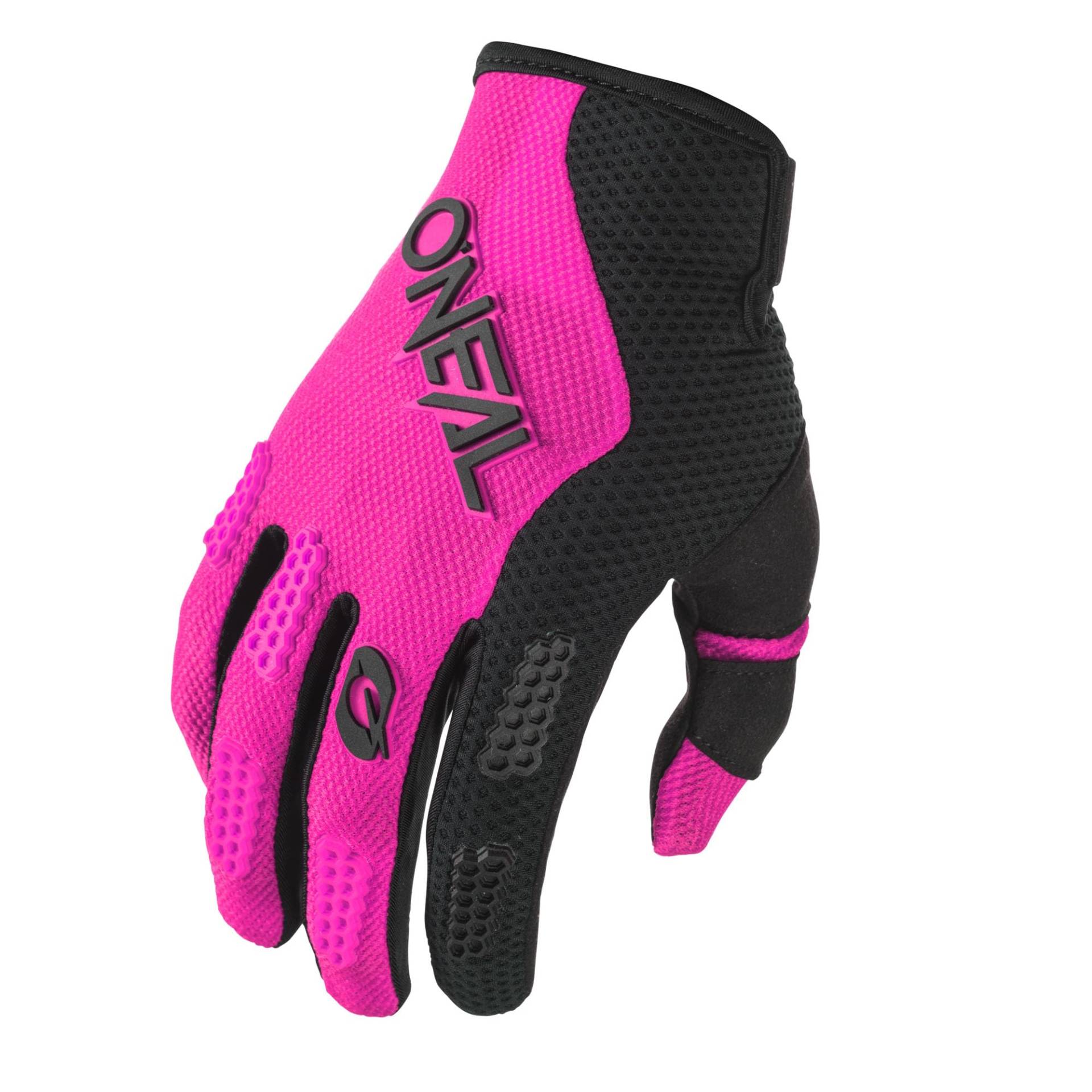 O'NEAL | Fahrrad- & Motocross-Handschuhe | MX MTB FR Downhill | Passform, Luftdurchlässiges Material | Elements Women Glove RACEWEAR V.24 | Erwachsene | Schwarz Pink | Größe L von O'NEAL