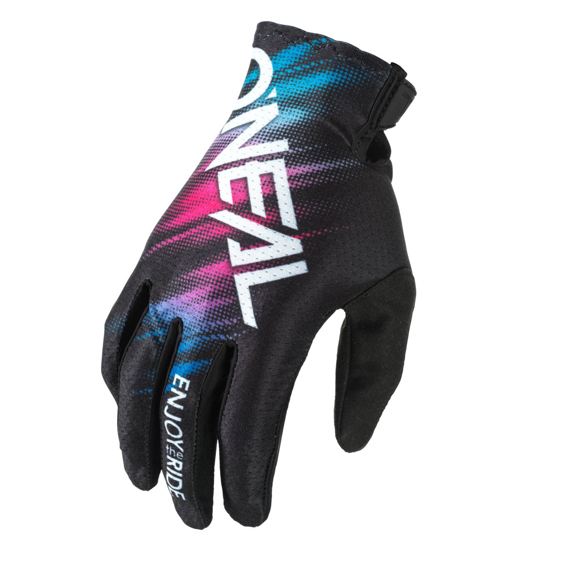 O'NEAL | Fahrrad- & Motocross-Handschuhe | MX MTB FR Downhill | Passform, Luftdurchlässiges Material | Matrix Youth Glove Voltage V.24 | Erwachsene | Schwarz Multi | Größe L von O'NEAL