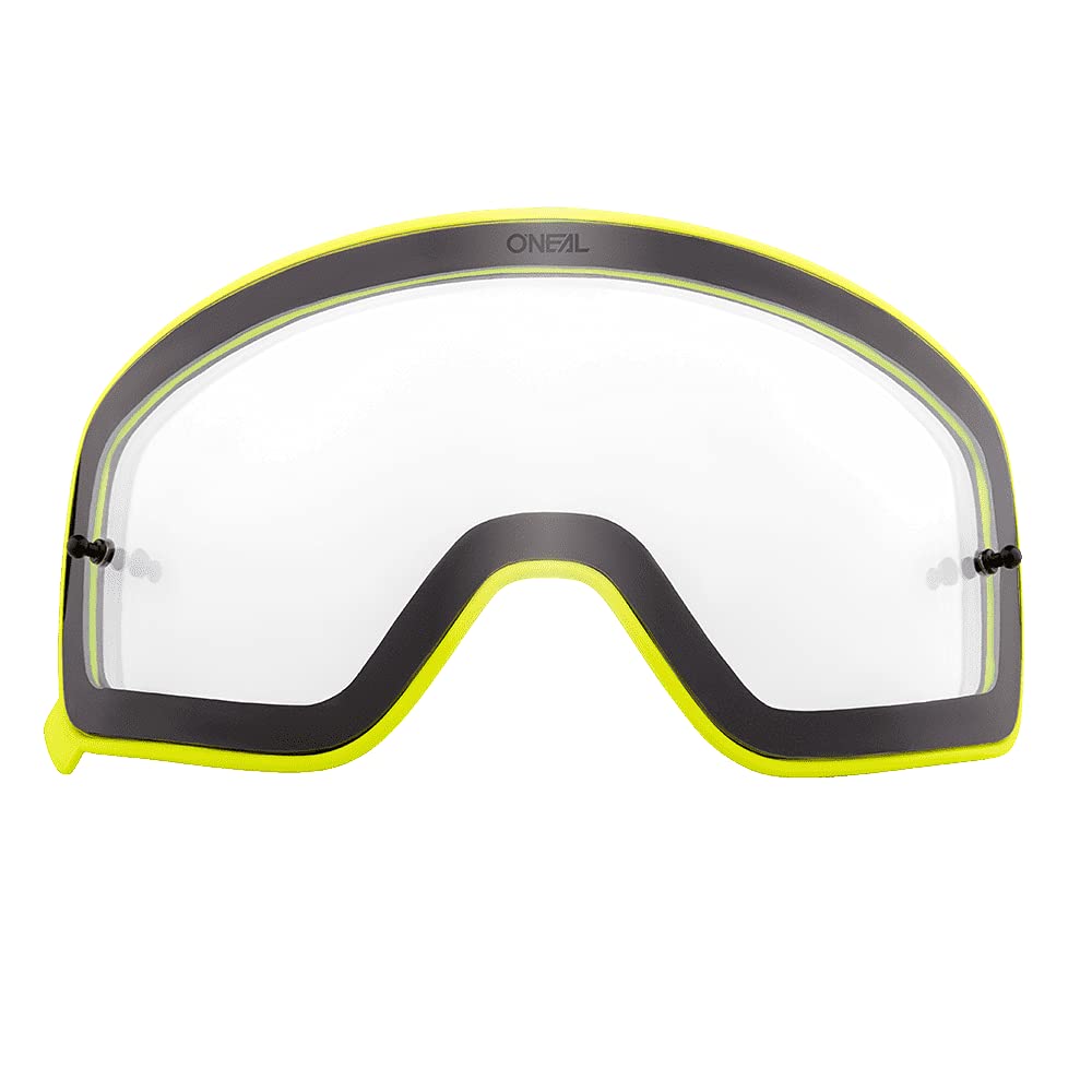 O'NEAL | Motocross-Brillen-Ersatzteile | Motorrad Enduro | Magnet-Linse aus Polycarbonat, Hochwertige und schlagfeste Linse mit 100% UV Schutz | B 50 Goggle Yellow Spare Leans Clean | Gelb O'NEAL | Motocross-Brillen-Ersatzteile | Motorrad Enduro | Magnet-Linse aus Polycarbonat, Hochwertige und schlagfeste Linse mit 100% UV Schutz | B 50 Goggle Yellow Spare Leans Clean | Gelb von O'NEAL