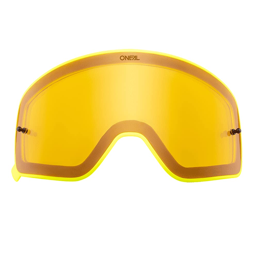 O'NEAL | Motocross-Brillen-Ersatzteile | Motorrad Enduro | Magnet-Linse aus Polycarbonat, Hochwertige und schlagfeste Linse mit 100% UV Schutz | B 50 Goggle Yellow Spare Leans Yellow | Gelb O'NEAL | Motocross-Brillen-Ersatzteile | Motorrad Enduro | Magnet-Linse aus Polycarbonat, Hochwertige und schlagfeste Linse mit 100% UV Schutz | B 50 Goggle Yellow Spare Leans Yellow | Gelb von O'NEAL