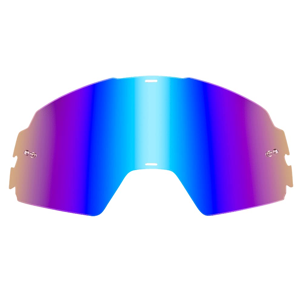 O'NEAL | Motocross-Brillen-Ersatzteile | Motorrad Enduro | Mit UV 400 Schutz, Anti-Reflexionsbeschichtung, Anti-Beschlag Beschichtung | B 20 Goggle Spare Leans | Radium Blau von O'NEAL