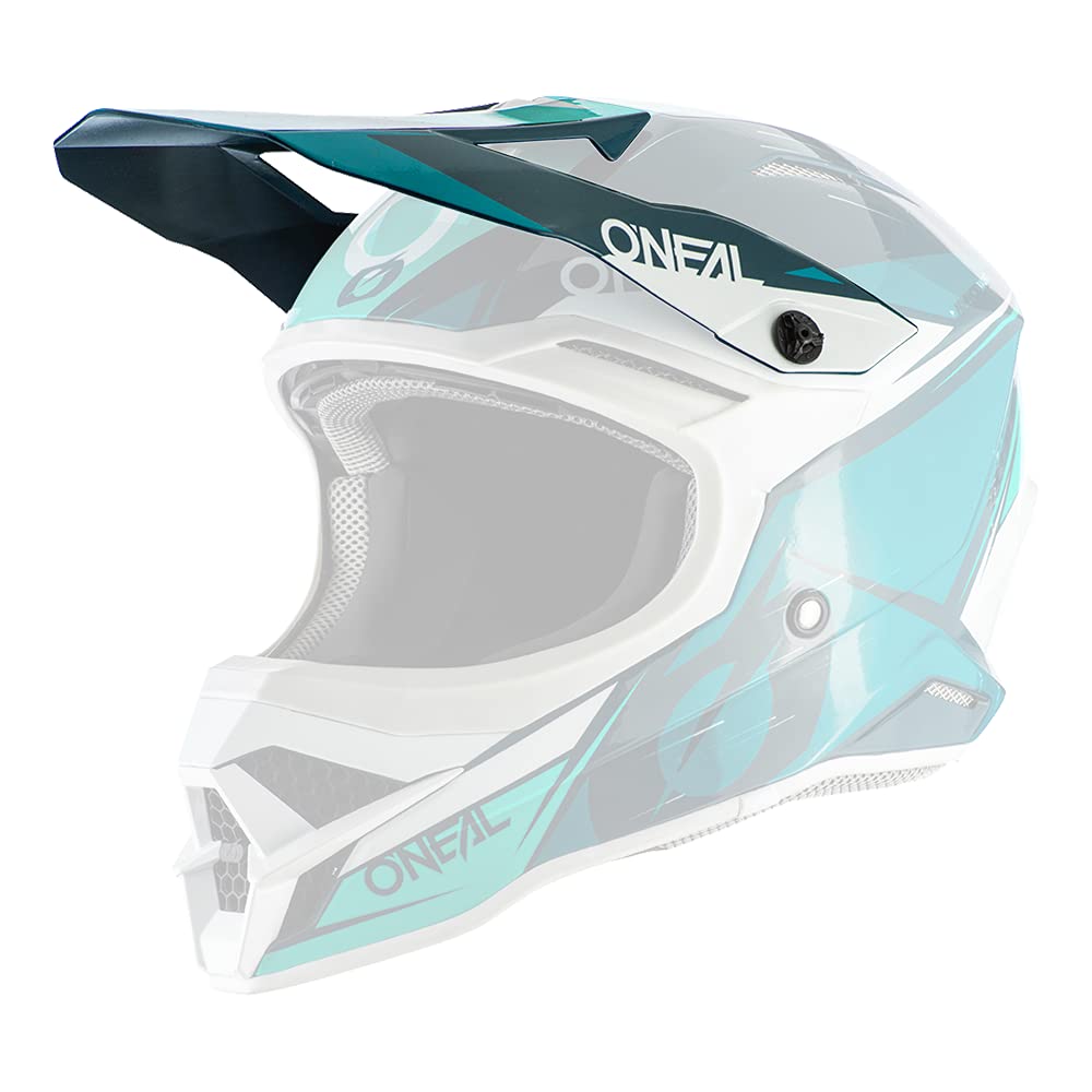 O'NEAL | Motocross-Helm-Ersatzteile | Enduro Motorrad | Ersatzschirm 3SRS Helmet Stardust | Visor 3SRS Helmet Stardust | Erwachsene | Teal Mint | One Size von O'NEAL