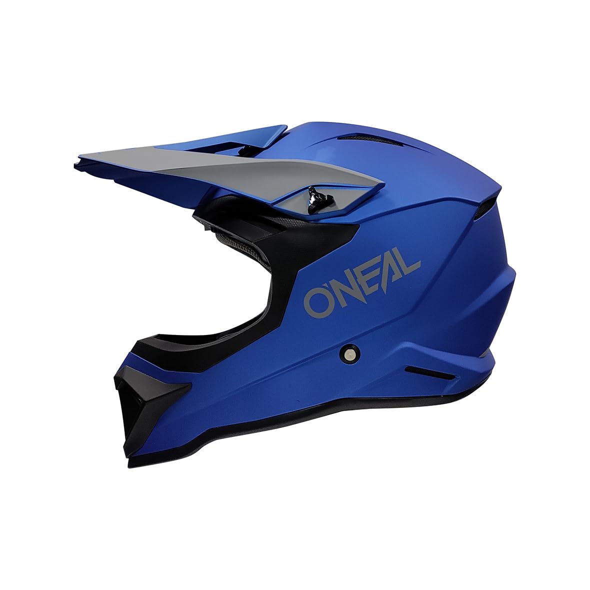 O'NEAL | Motocross-Helm | MX Enduro Motorrad | ABS-Schale, , Lüftungsöffnungen für optimale Belüftung und Kühlung | 1SRS Helmet SOLID V.24 | Erwachsene | Blau | Größe L von O'NEAL