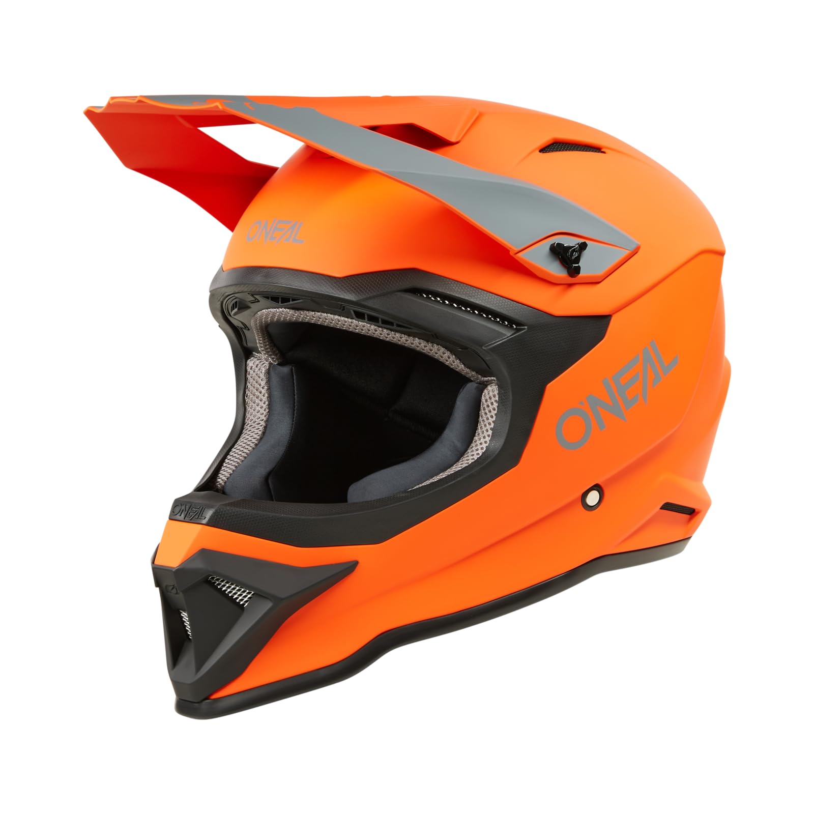 O'NEAL | Motocross-Helm | MX Enduro Motorrad | ABS-Schale, , Lüftungsöffnungen für optimale Belüftung und Kühlung | 1SRS Helmet SOLID V.24 | Erwachsene | Orange | Größe L von O'NEAL