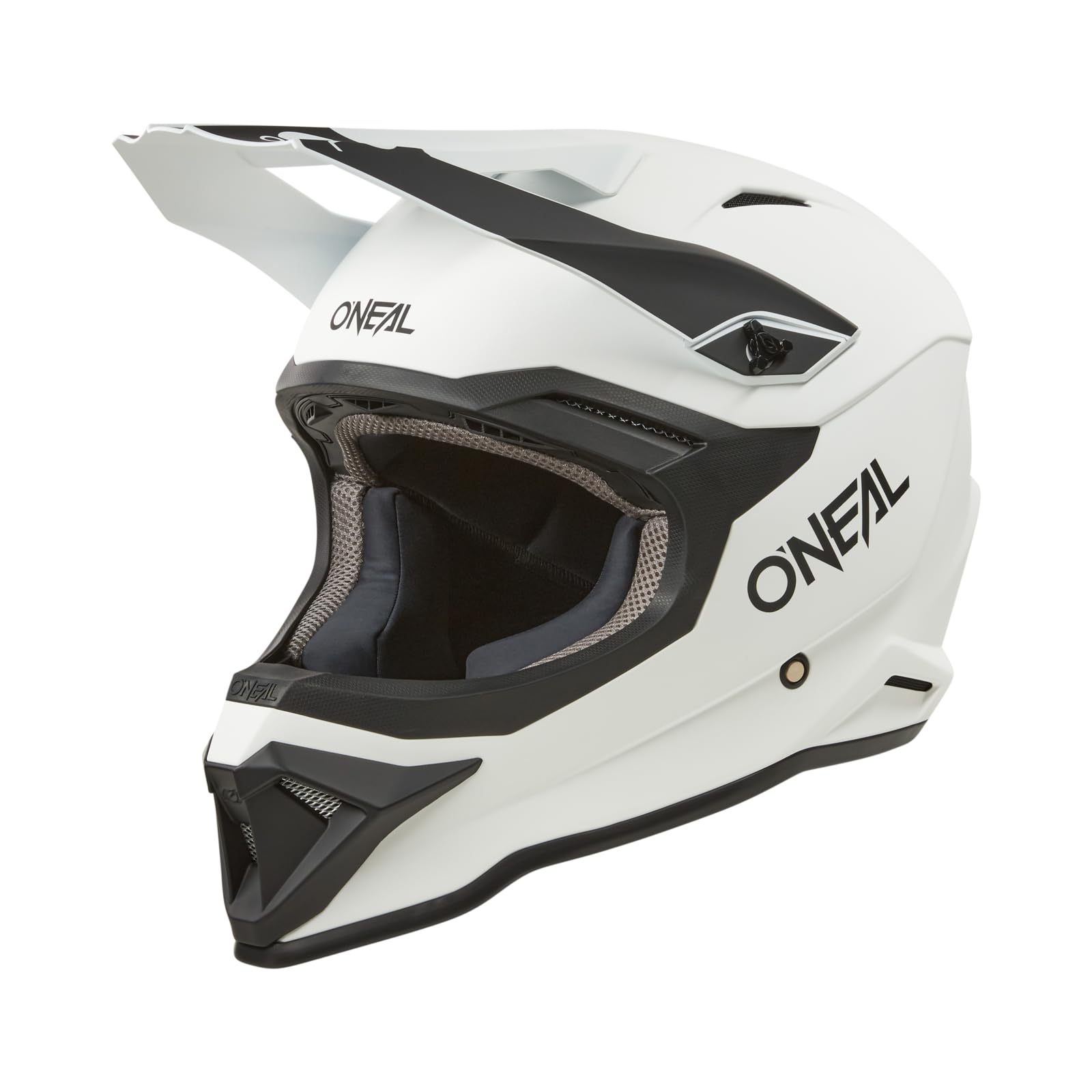 O'NEAL | Motocross-Helm | MX Enduro Motorrad | ABS-Schale, Lüftungsöffnungen für optimale Belüftung und Kühlung | 1SRS Helmet SOLID V.24 | Erwachsene | Weiß | Größe L O'NEAL | Motocross-Helm | MX Enduro Motorrad | ABS-Schale, Lüftungsöffnungen für optimale Belüftung und Kühlung | 1SRS Helmet SOLID V.24 | Erwachsene | Weiß | Größe L von O'NEAL