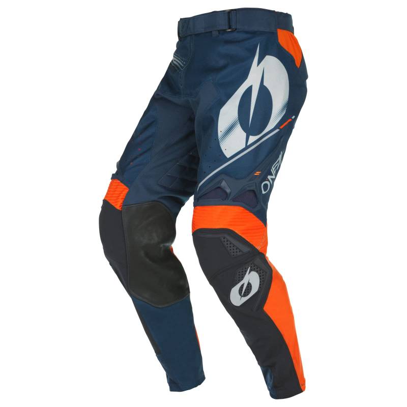 O'NEAL | Motocross-Hose | Enduro Motorrad | Stromlinienförmiges und leichtes Design, Luftdurchlässiges Mesh-Innenfutter| Hardwear Pants Haze V.22 | Erwachsene | Blau Orange | Größe 32/48 von O'NEAL