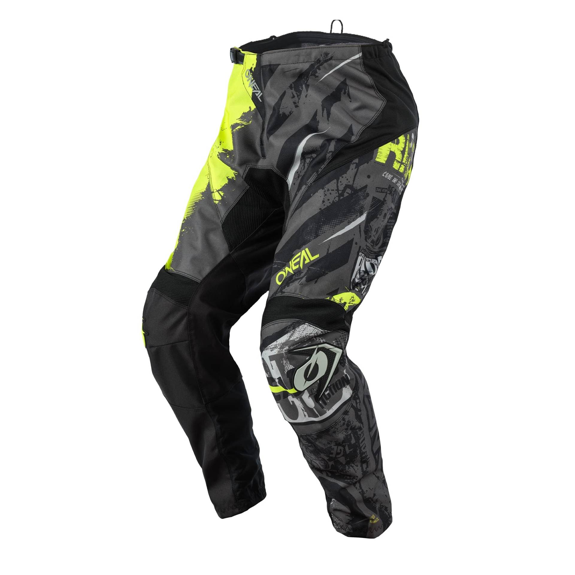 O'NEAL | Motocross-Hose | MX Mountainbike | Passform für Maximale Bewegungsfreiheit, Leichtes, Atmungsaktives und langlebiges Design | Pants Element Ride | Erwachsene | Schwarz Neon-Gelb | Größe 42/58 von O'NEAL