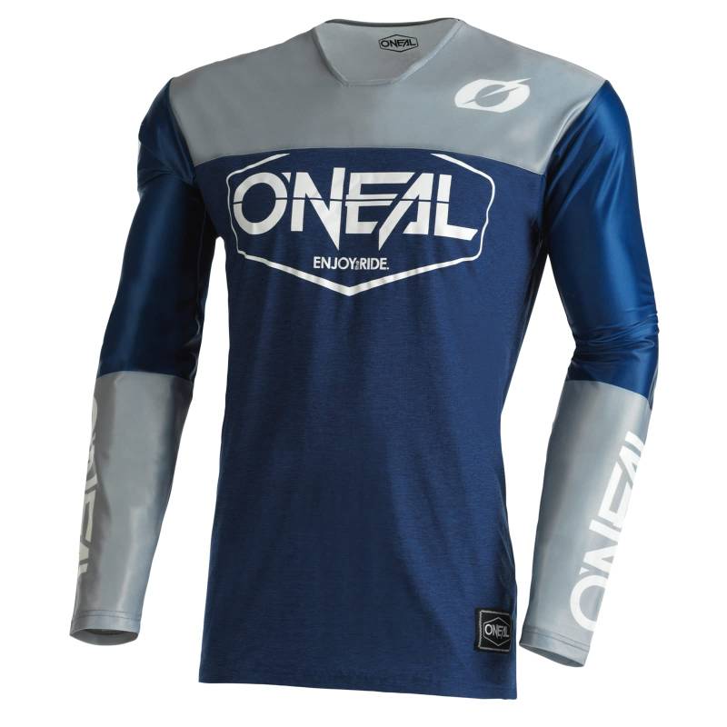 O'NEAL | Motocross-Shirt Langarm | MX MTB Mountainbike | Leichtes Material, ergonomischer Slim Fit Schnitt für perfekte Passform | Mayhem Jersey Hexx V.22 | Erwachsene | Blau Grau | Größe S O'NEAL | Motocross-Shirt Langarm | MX MTB Mountainbike | Leichtes Material, ergonomischer Slim Fit Schnitt für perfekte Passform | Mayhem Jersey Hexx V.22 | Erwachsene | Blau Grau | Größe S von O'NEAL