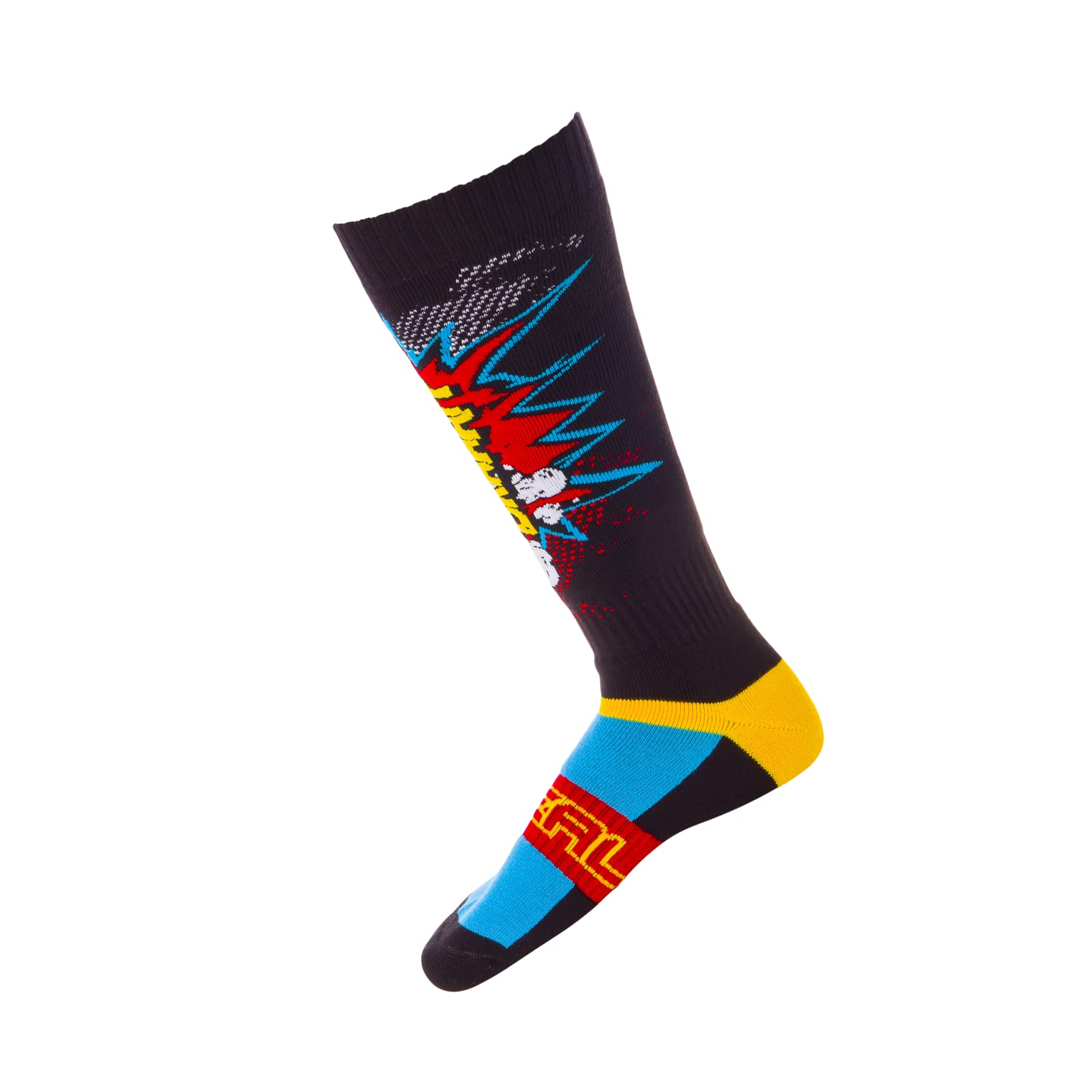 O'NEAL | Motocross-Socken | Motocross Enduro | Verstärkte Maschen in Fersen & Sohlenbereich, Bessere Dämpfung, Strapazierfähiger Stoff | Pro MX Sock BRAAAPP | Erwachsene | Multi | One Size O'NEAL | Motocross-Socken | Motocross Enduro | Verstärkte Maschen in Fersen & Sohlenbereich, Bessere Dämpfung, Strapazierfähiger Stoff | Pro MX Sock BRAAAPP | Erwachsene | Multi | One Size von O'NEAL