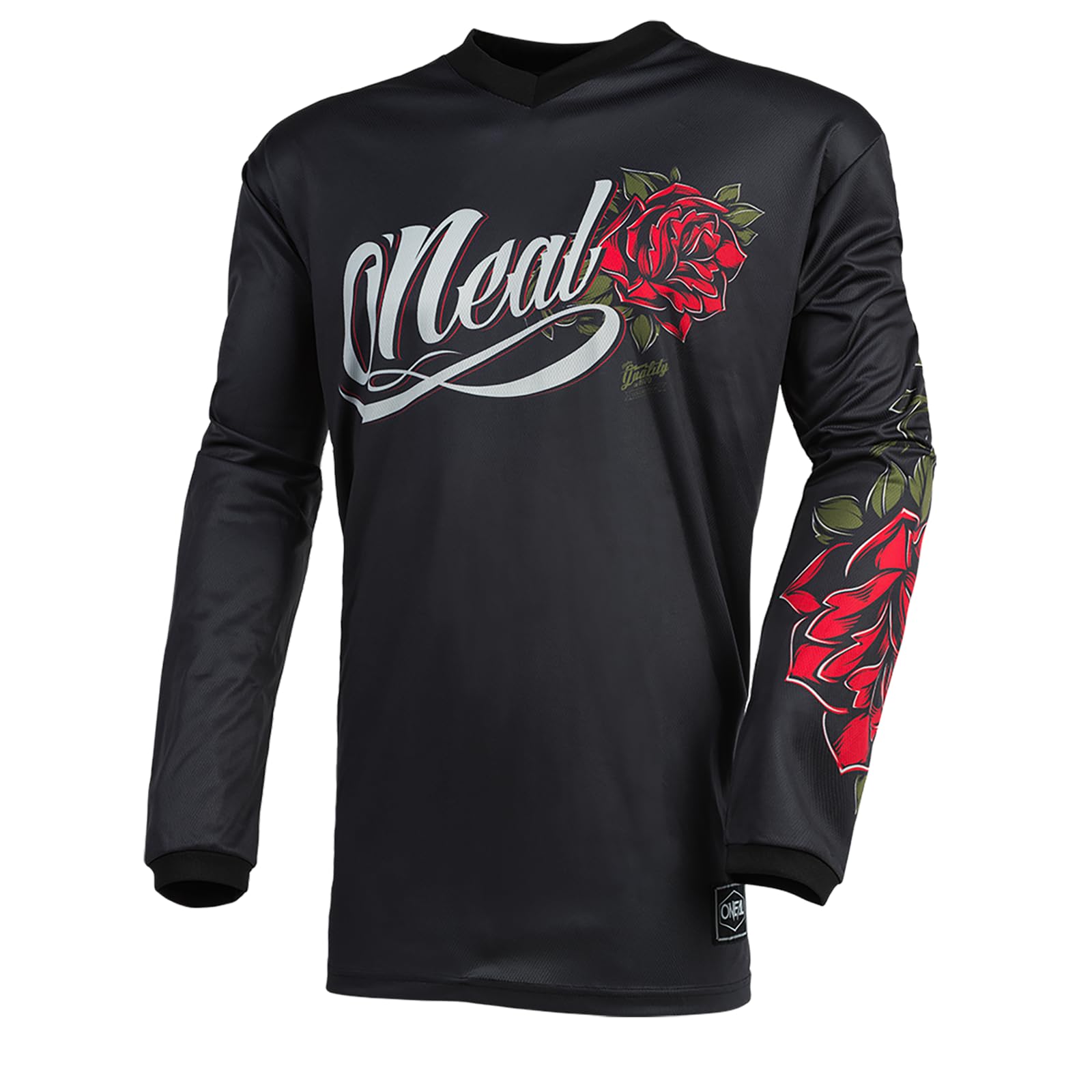O'NEAL | Motocross-Trikot | Enduro MX | Atmungsaktives Material, gepolsterter Ellenbogenschutz, Damenspezifischer Schnitt | Element Women's Jersey Roses | Frauen | Schwarz Rot | Größe XL O'NEAL | Motocross-Trikot | Enduro MX | Atmungsaktives Material, gepolsterter Ellenbogenschutz, Damenspezifischer Schnitt | Element Women's Jersey Roses | Frauen | Schwarz Rot | Größe XL von O'NEAL