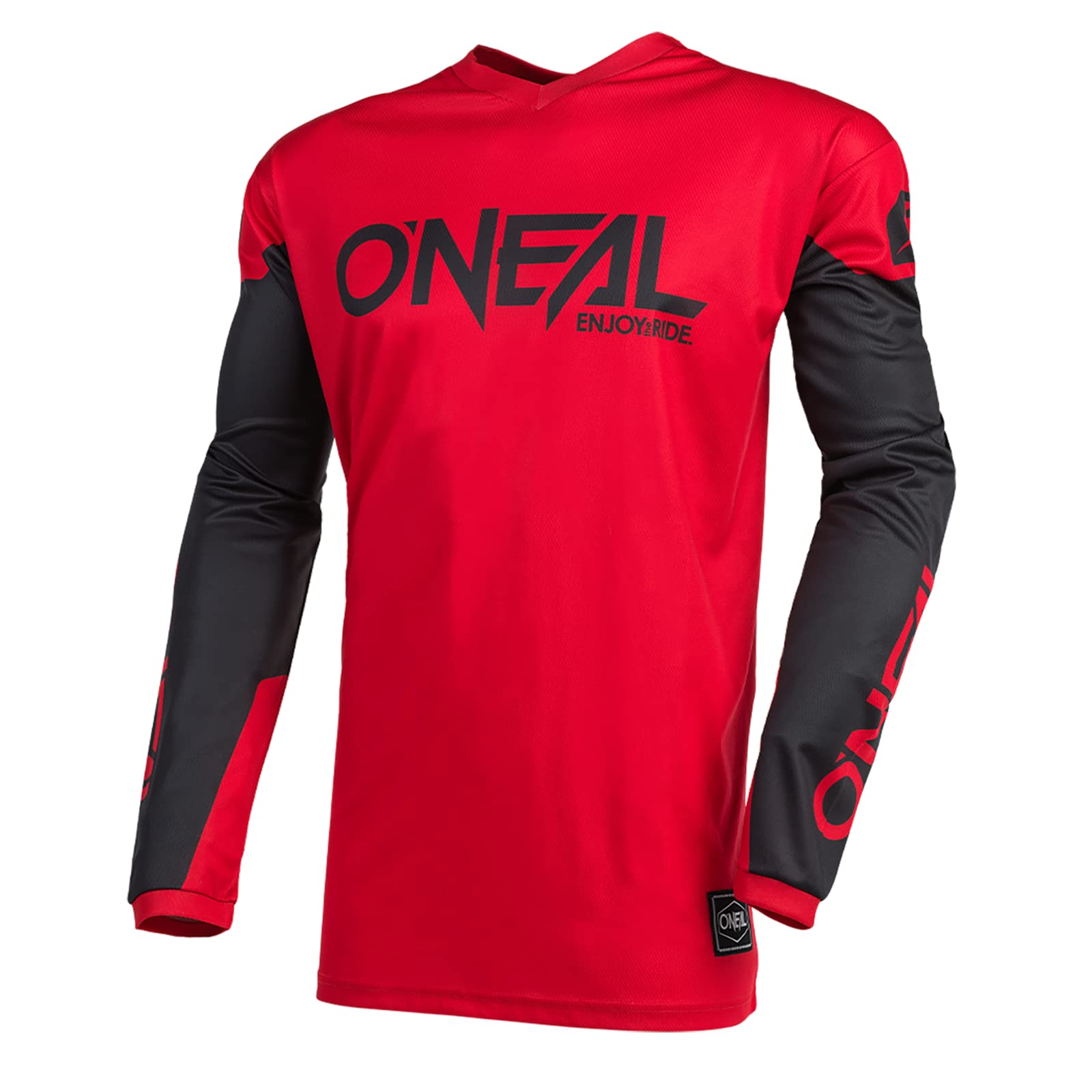 O'NEAL | Motocross-Trikot | Enduro MX | Atmungsaktives Material, gepolsterter Ellenbogenschutz, Passform für maximale Bewegungsfreiheit | Element Jersey Threat | Erwachsene | Rot Schwarz | Größe L O'NEAL | Motocross-Trikot | Enduro MX | Atmungsaktives Material, gepolsterter Ellenbogenschutz, Passform für maximale Bewegungsfreiheit | Element Jersey Threat | Erwachsene | Rot Schwarz | Größe L von O'NEAL