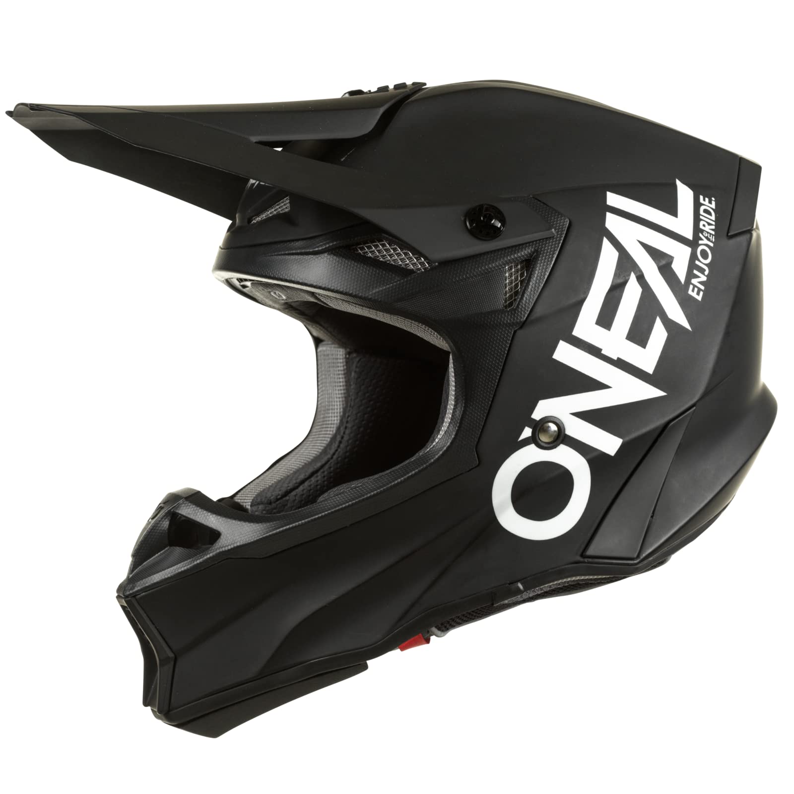 O'NEAL | Motocrosshelm | MX Enduro | 2 Außenschalen & 2 EPS für erhöhte Sicherheit, Leichte Fiberglas Außenschale | 10SRS Hyperlite Helmet Elite V.22 | Erwachsene | Schwarz Weiß | Größe M von O'NEAL