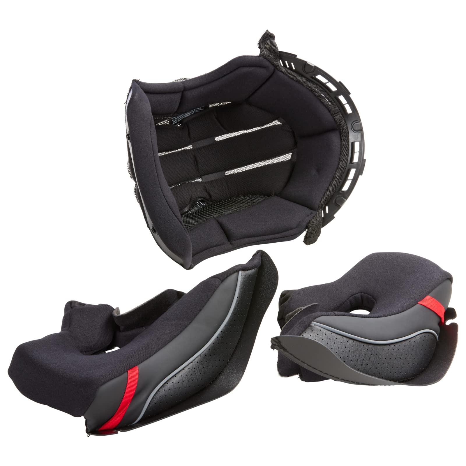 O'NEAL | Motorcross-Helm-Ersatzteile | Motorrad Enduro | Ersatzfutter für D-SRS Helm | Liner & Cheek Pads D-SRS Helmet | Schwarz | Größe L von O'NEAL