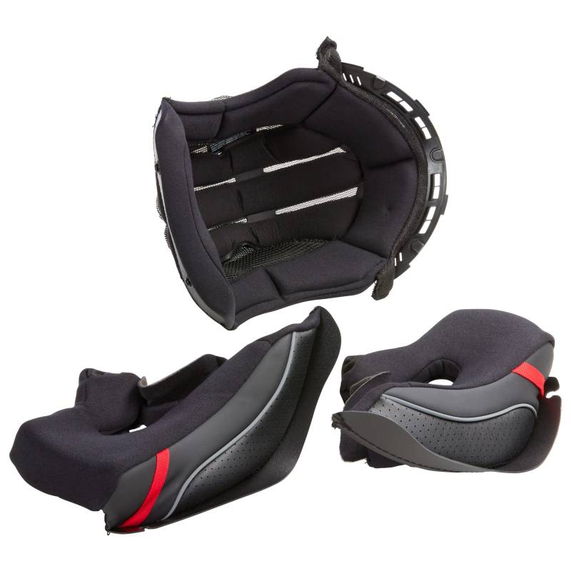 O'NEAL | Motorcross-Helm-Ersatzteile | Motorrad Enduro | Ersatzfutter für D-SRS Helm | Liner & Cheek Pads D-SRS Helmet | Schwarz | Größe M von O'NEAL