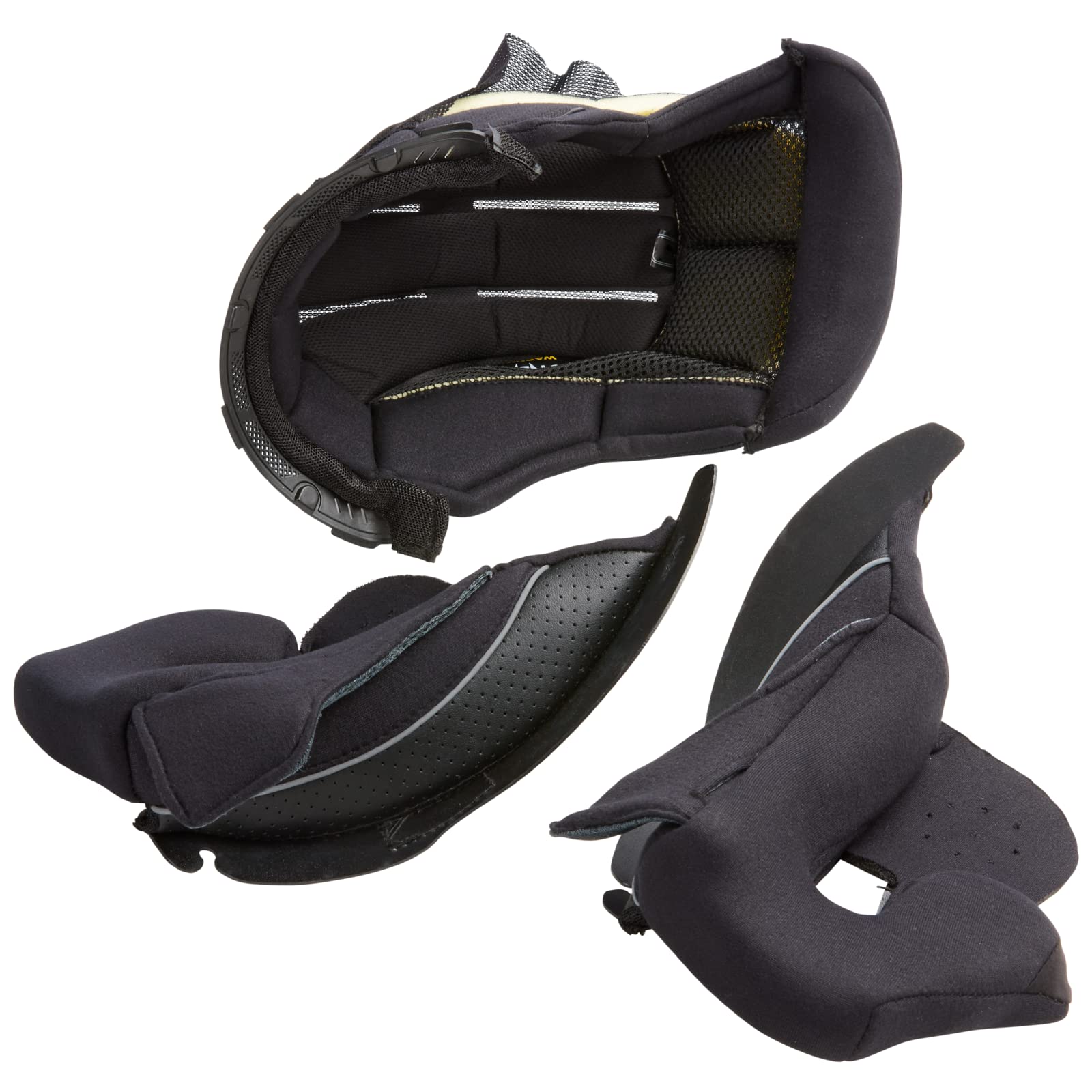 O'NEAL | Motorcross-Helm-Ersatzteile | Motorrad Enduro | Ersatzfutter für M-SRS Helm | Liner & Cheek Pads M-SRS Helmet | Schwarz | Größe M von O'NEAL