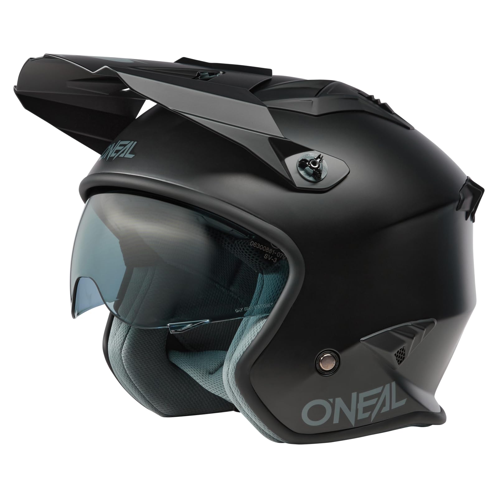 O'NEAL | Motorradhelm | Enduro Adventure Street | ABS-Schale, integrierte Sonnenblende | Volt Helmet SOLID V.24 | Erwachsene | Schwarz | Größe S O'NEAL | Motorradhelm | Enduro Adventure Street | ABS-Schale, integrierte Sonnenblende | Volt Helmet SOLID V.24 | Erwachsene | Schwarz | Größe S von O'NEAL
