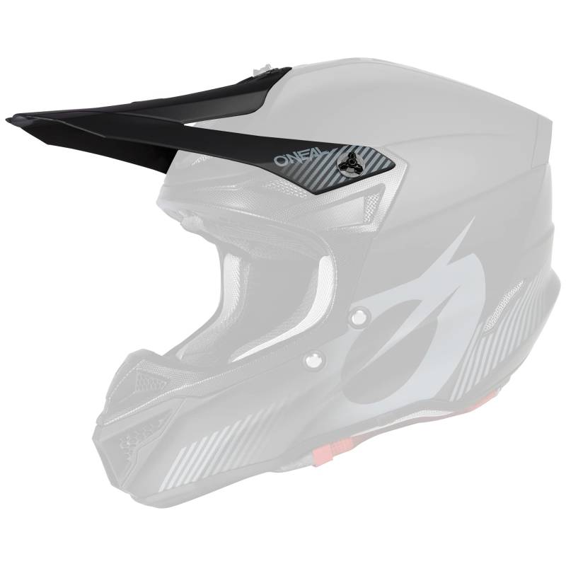 O'NEAL | Motorradhelm-Ersatzteile | Enduro Motocross | Ersatzschirm für den 5SRS Polyacrylite Helmet Attack V.23 | Spare Visor 5SRS Polyacrylite Helmet Attack V.23 | Schwarz | One Size von O'NEAL