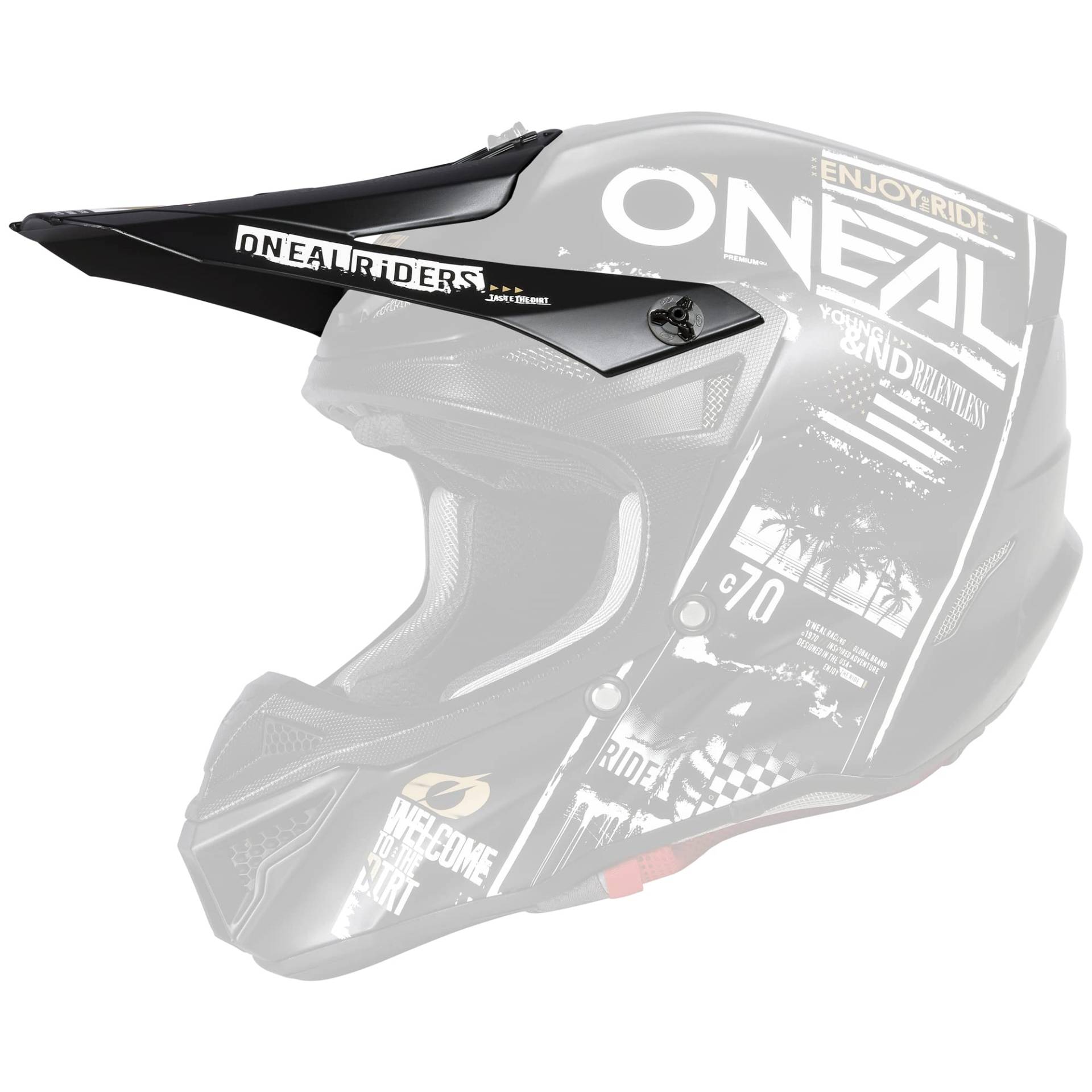 O'NEAL | Motorradhelm-Ersatzteile | Enduro Motocross | Ersatzschirm für den 5SRS Polyacrylite Helmet ATTACK V.23 | Spare Visor 5SRS Polyacrylite Helmet ATTACK V.23 | Schwarz Weiß | One Size O'NEAL | Motorradhelm-Ersatzteile | Enduro Motocross | Ersatzschirm für den 5SRS Polyacrylite Helmet ATTACK V.23 | Spare Visor 5SRS Polyacrylite Helmet ATTACK V.23 | Schwarz Weiß | One Size von O'NEAL