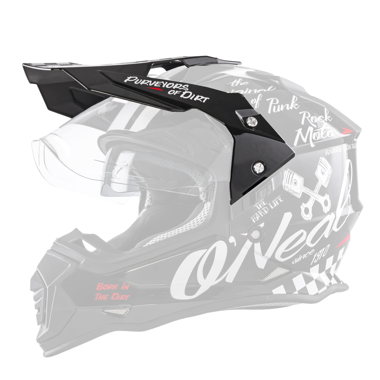 O'NEAL | Motorradhelm-Ersatzteile | Street Adventure Motocross | Ersatzschirm Sierra Torment | Visor Sierra Helmet Torment | Schwarz Weiß | One Size O'NEAL | Motorradhelm-Ersatzteile | Street Adventure Motocross | Ersatzschirm Sierra Torment | Visor Sierra Helmet Torment | Schwarz Weiß | One Size von O'NEAL