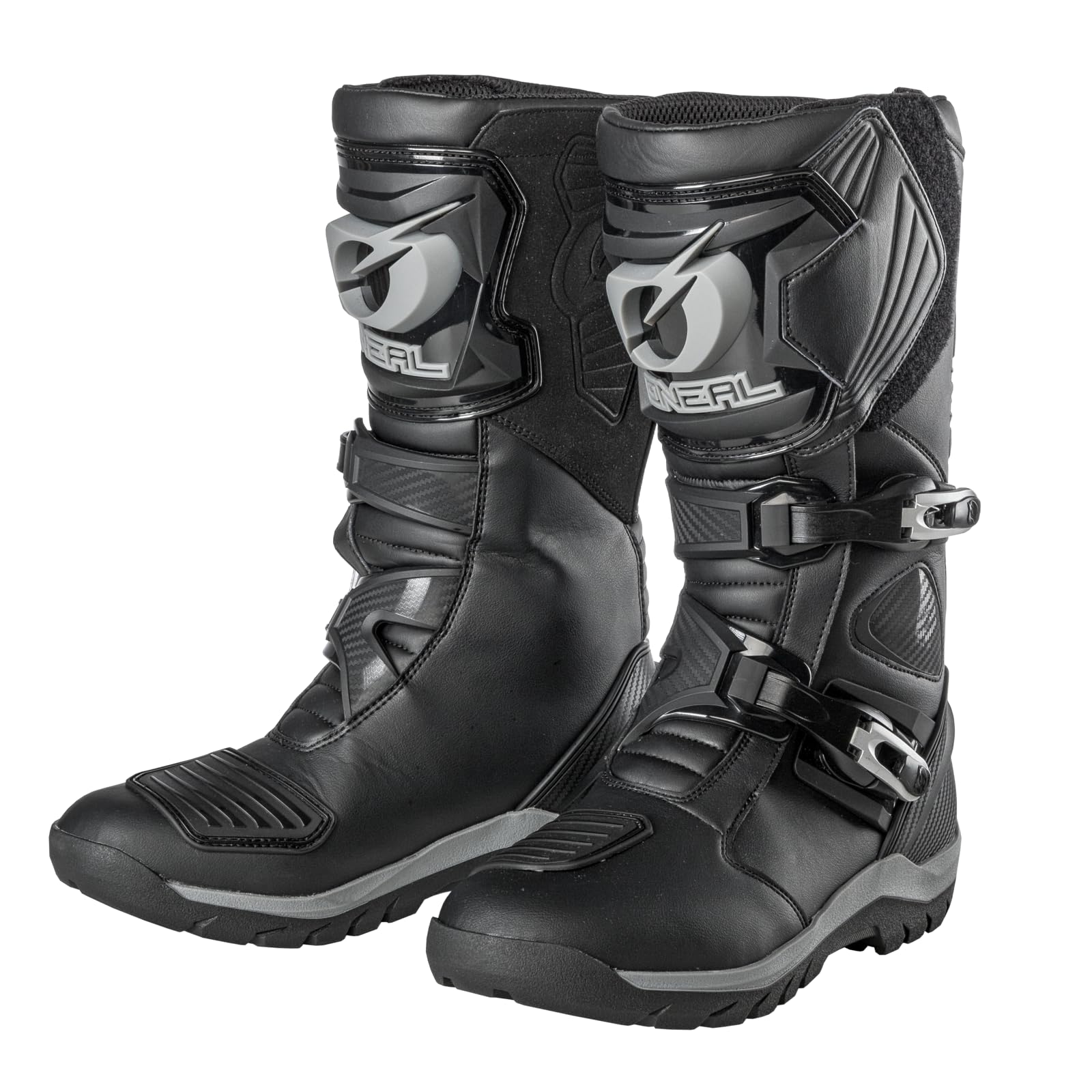 O'NEAL | Motorradstiefel | Enduro Adventure | Robuster & wasserdichter Tourenstiefel, Metallverstärkte Innensohle, Austauschbares Fußbett | Sierra Pro Boot | Erwachsene | Schwarz | Größe 43 von O'NEAL