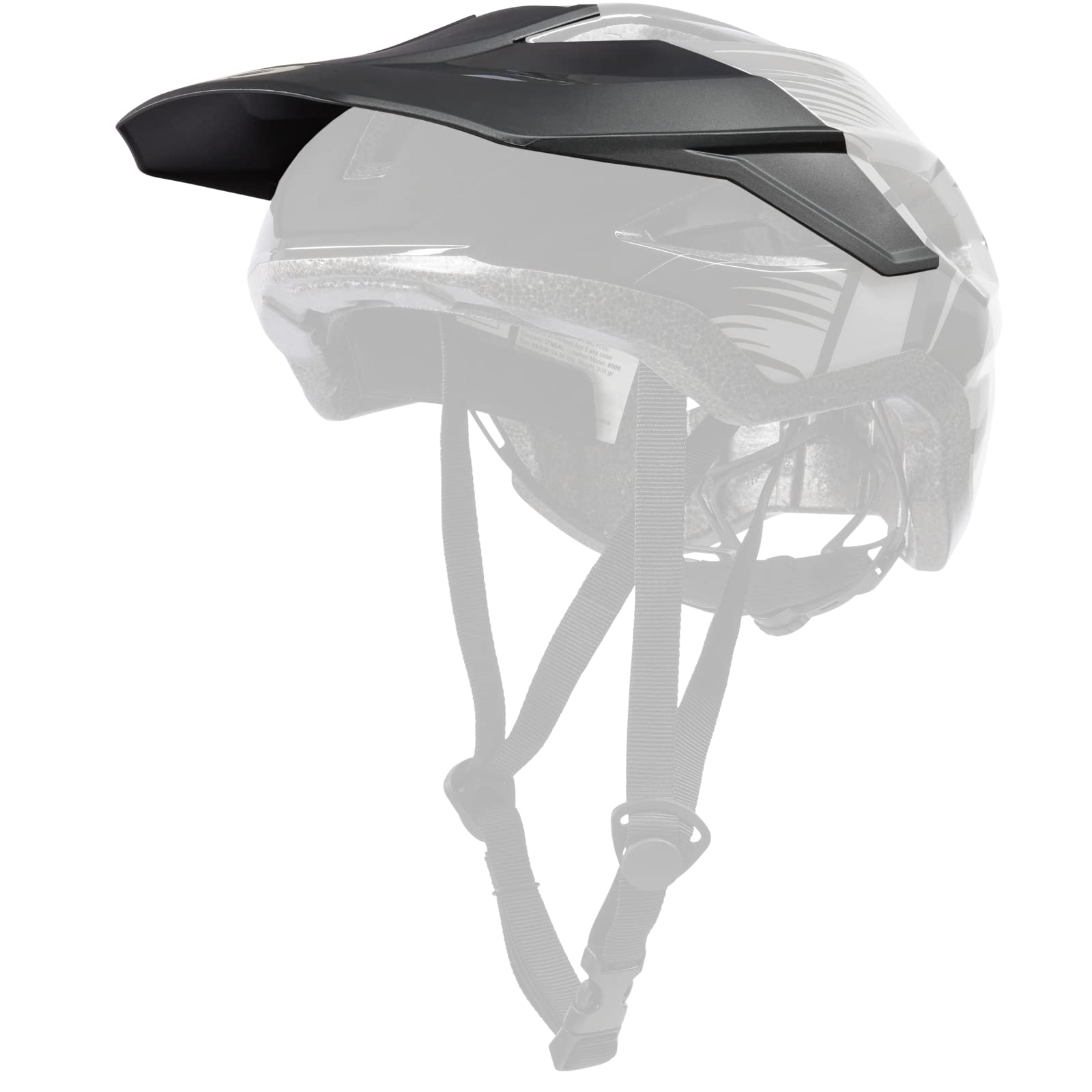 O'NEAL | Mountainbike-Ersatzteile | MTB Motocross | Ersatzschirm für den MATRIX Helmet SPLIT V.23 | Spare VISOR MATRIX Helmet SPLIT V.23 | Schwarz Grau | L/XL (58-61 cm) von O'NEAL