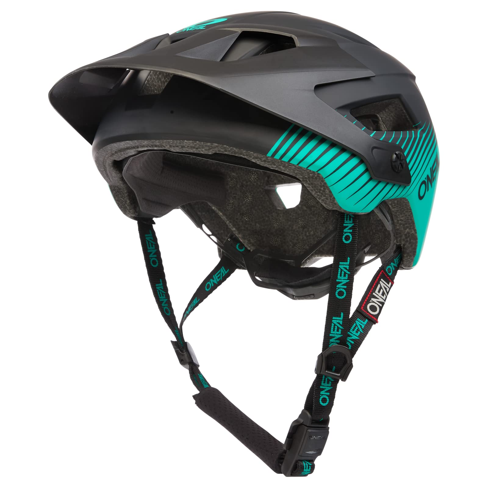 O'NEAL | Mountainbike-Helm | Enduro All-Mountain | Belüftungsöffnungen zur Kühlung, Polster waschbar, Robustes ABS | Helmet Defender Grill V.22 | Erwachsene | Schwarz Grün | Größe L-XL von O'NEAL