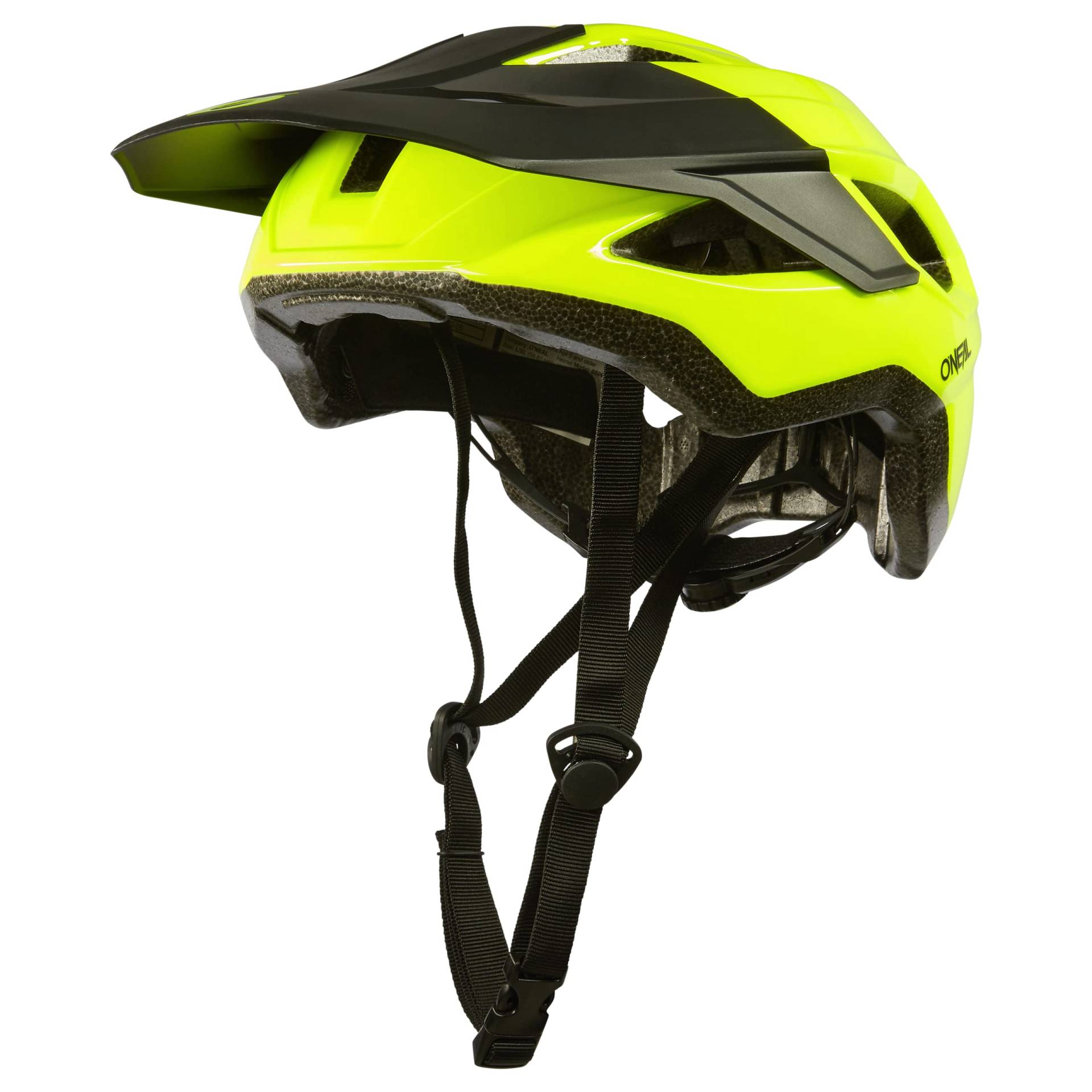 O'NEAL | Mountainbike-Helm | Enduro All-Mountain | Verschmolzene innere EPS & Außenschale für bessere Langlebigkeit | Matrix Helmet SOLID V.23 | Erwachsene | Neon gelb | XS/S/M (54-58 cm) von O'NEAL