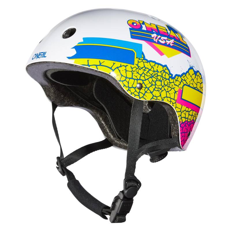 O'NEAL | Mountainbike-Helm | Fahrradhelm MTB | Lüftungsöffnungen zur Belüftung & Kühlung, Größenverstellsystem, Zone Flex-Technologie | Dirt LID Helmet Crackle V.24 | Erwachsene | Multi | Größe S/M von O'NEAL