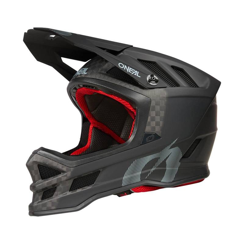 O'NEAL | Mountainbike-Helm | MTB Downhill | Dri-Lex® Innenfutter, IPX® Aufprallabsorptionstechnologie, leichte Kohlefaserschale | BLADE Carbon IPX® Helmet V.22 | Erwachsene | Schwarz Carbon | Größe XS von O'NEAL