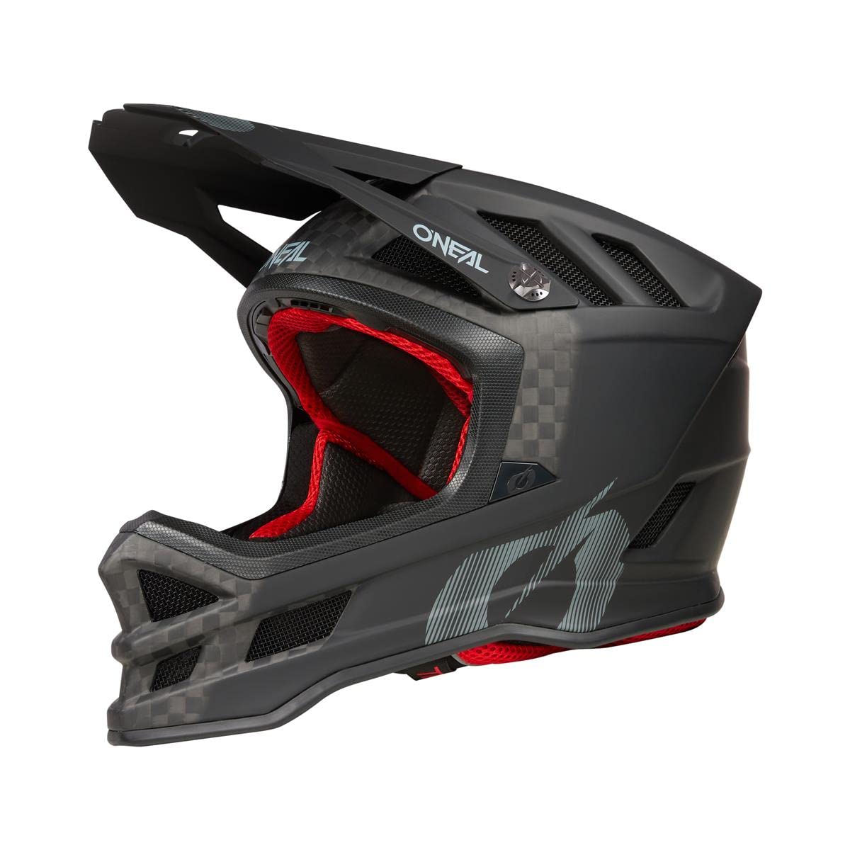 O'NEAL | Mountainbike-Helm | MTB Downhill | Dri-Lex® Innenfutter, IPX® Aufprallabsorptionstechnologie, leichte Kohlefaserschale | Blade Carbon IPX® Helmet V.22 | Erwachsene | Schwarz Carbon | Größe M von O'NEAL