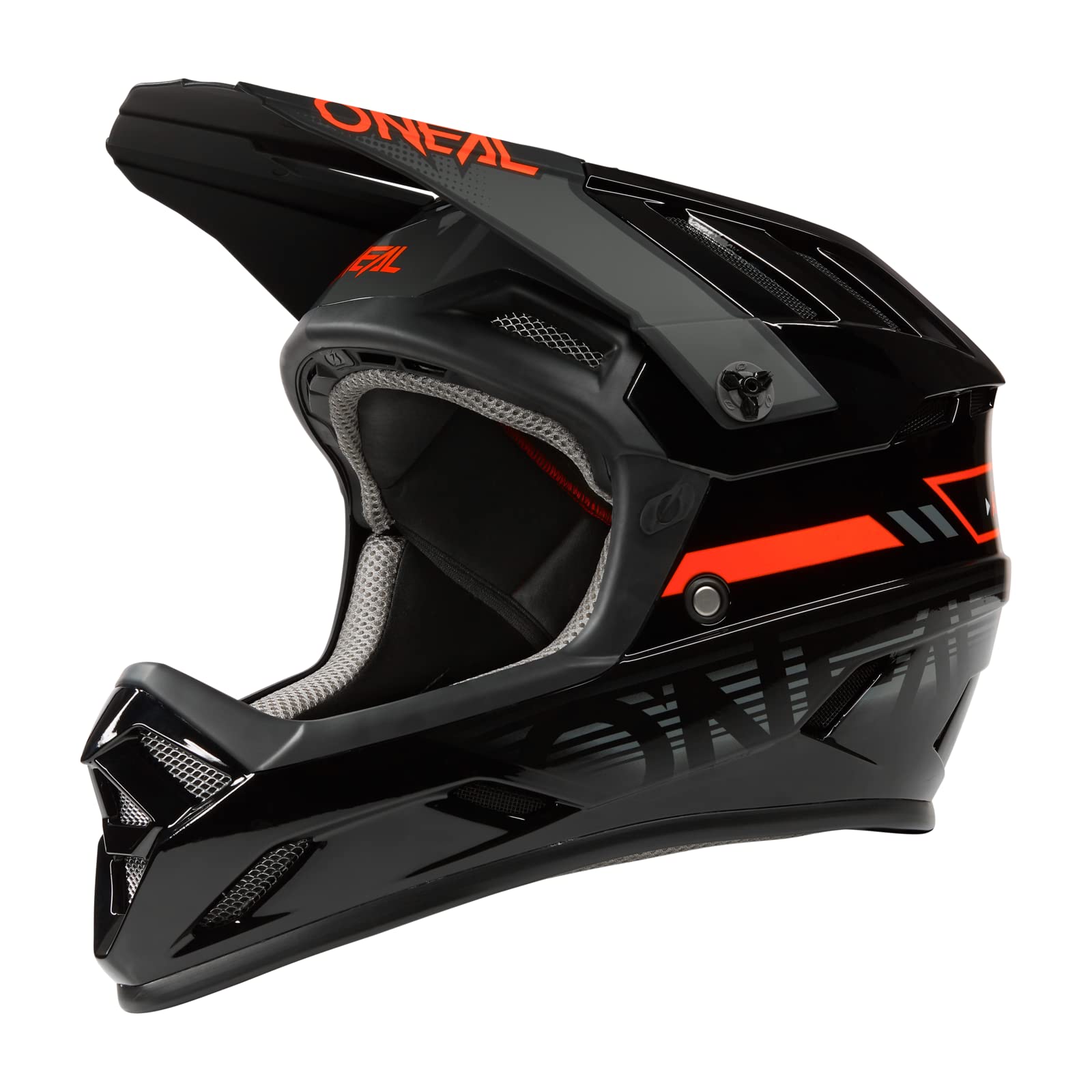 O'NEAL | Mountainbike-Helm | MTB Downhill | Robustes ABS, Ventilationsöffnungen für Luftstrom & Kühlung, ABS Außenschale | Backflip Helmet Eclipse | Erwachsene | Schwarz Grau | Größe S von O'NEAL