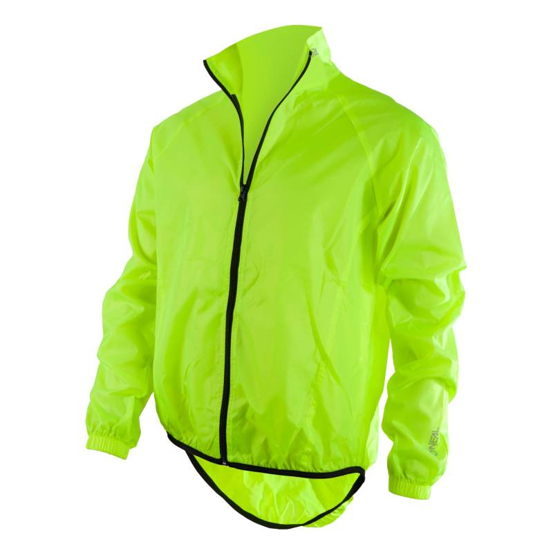 O'NEAL | Mountainbike-Regenjacke | Mountainbike MTB Downhill BMX | Wasserabweisend & atmungsaktiv, Elastische Bündchen, Reflektierender Print | Breeze Rain Jacket | Erwachsene | Neon-Gelb | Größe XS von O'NEAL