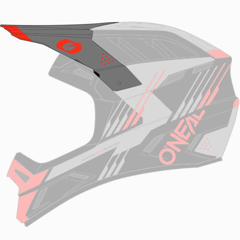 O'NEAL Unisex-Adult Visor Helm, Grau, One Size von O'NEAL