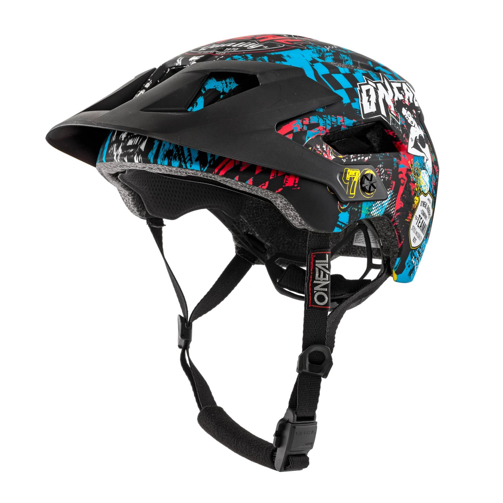 O'Neal Defender 2.0 Wild Fahrrad Helm All Mountain Bike Enduro MTB Magnet Verschluss, 0502-88, Schwarz, 54-58 O'Neal Defender 2.0 Wild Fahrrad Helm All Mountain Bike Enduro MTB Magnet Verschluss, 0502-88, Schwarz, 54-58 von O'NEAL